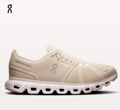 Zapatillas ON CLOUD 6 PEARL/WHITE